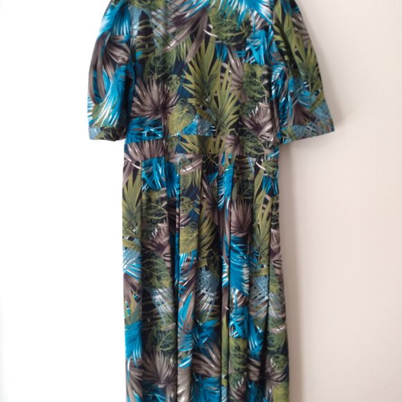Hawaiian Tropical Dress 46" Bust 37.5" Waist Amish Mennonite Cape Old Colony - Picture 9 of 12